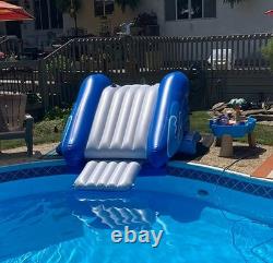 Water Slide for Inground Swimming Pool with Inflatable Landing Pad & Sprayers