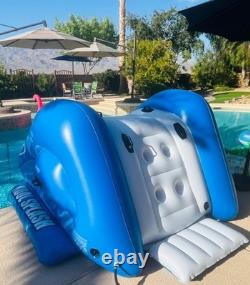 Water Slide for Inground Swimming Pool with Inflatable Landing Pad & Sprayers
