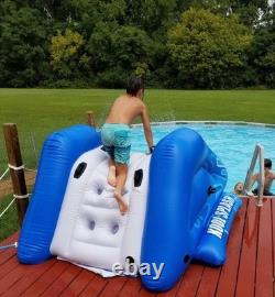 Water Slide for Inground Swimming Pool with Inflatable Landing Pad & Sprayers