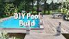 We Built This Swimming Pool Ourselves Diy Inground Pool Build