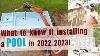 What To Know If Installing A Pool In 2022 2023