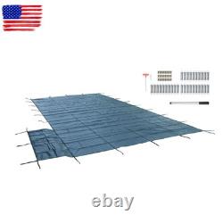 Winter Rectangle Above Inground Swimming Pool Heavy Duty Safety Cover 18×36FT