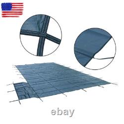 Winter Rectangle Above Inground Swimming Pool Heavy Duty Safety Cover 18×36FT