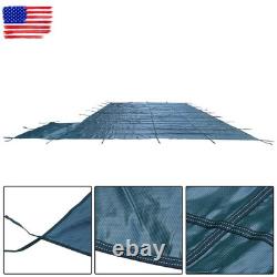 Winter Rectangle Above Inground Swimming Pool Heavy Duty Safety Cover 18×36FT
