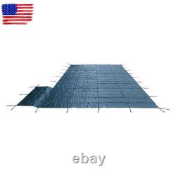 Winter Rectangle Above Inground Swimming Pool Heavy Duty Safety Cover 18×36FT