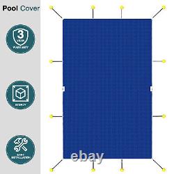 Winter Rectangle Inground Swimming Pool Heavy Duty Safety Cover Blue Customize