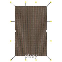 Winter Rectangle Inground Swimming Pool Heavy Duty Safety Cover Brown Customize