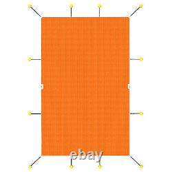 Winter Rectangle Inground Swimming Pool Heavy Duty Safety Cover Orange Custom