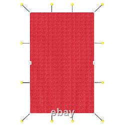 Winter Rectangle Inground Swimming Pool Heavy Duty Safety Cover Red Custom