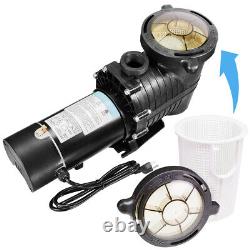 XtremepowerUS 1.0HP Energy Efficient Variable Speed Swimming Pool Pump Strainer