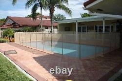 XtremepowerUS 4'x12' ft In-Ground Swimming Pool Safety Fence Section Prevent