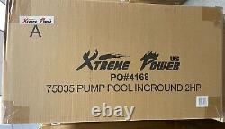 XtremepowerUS 75035 Swimming Pool Inground 2HP Pump 115/230V