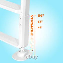 XtremepowerUS Adjustable Above Ground In Pool Swimming Pool Ladder 48 to 54