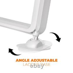 XtremepowerUS Adjustable Above Ground In Pool Swimming Pool Ladder 48 to 54