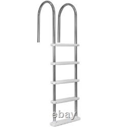 XtremepowerUS Stainless Steel Swimming Pool Ladder 5-Step for In-Ground Pools XtremepowerUS Stainless Steel Swimming Pool Ladder 5-Step for In-Ground Pools