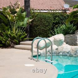 XtremepowerUS Stainless Steel Swimming Pool Ladder 5-Step for In-Ground Pools XtremepowerUS Stainless Steel Swimming Pool Ladder 5-Step for In-Ground Pools