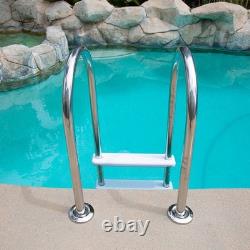 XtremepowerUS Stainless Steel Swimming Pool Ladder 5-Step for In-Ground Pools XtremepowerUS Stainless Steel Swimming Pool Ladder 5-Step for In-Ground Pools