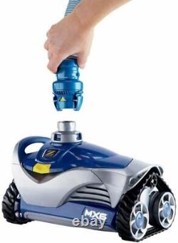 Zodiac MX6 In Ground Suction Side Swimming Pool Cleaner Blue Gray Vacuum Robot